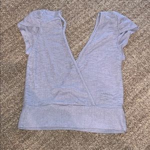 Cropped grey top from urban